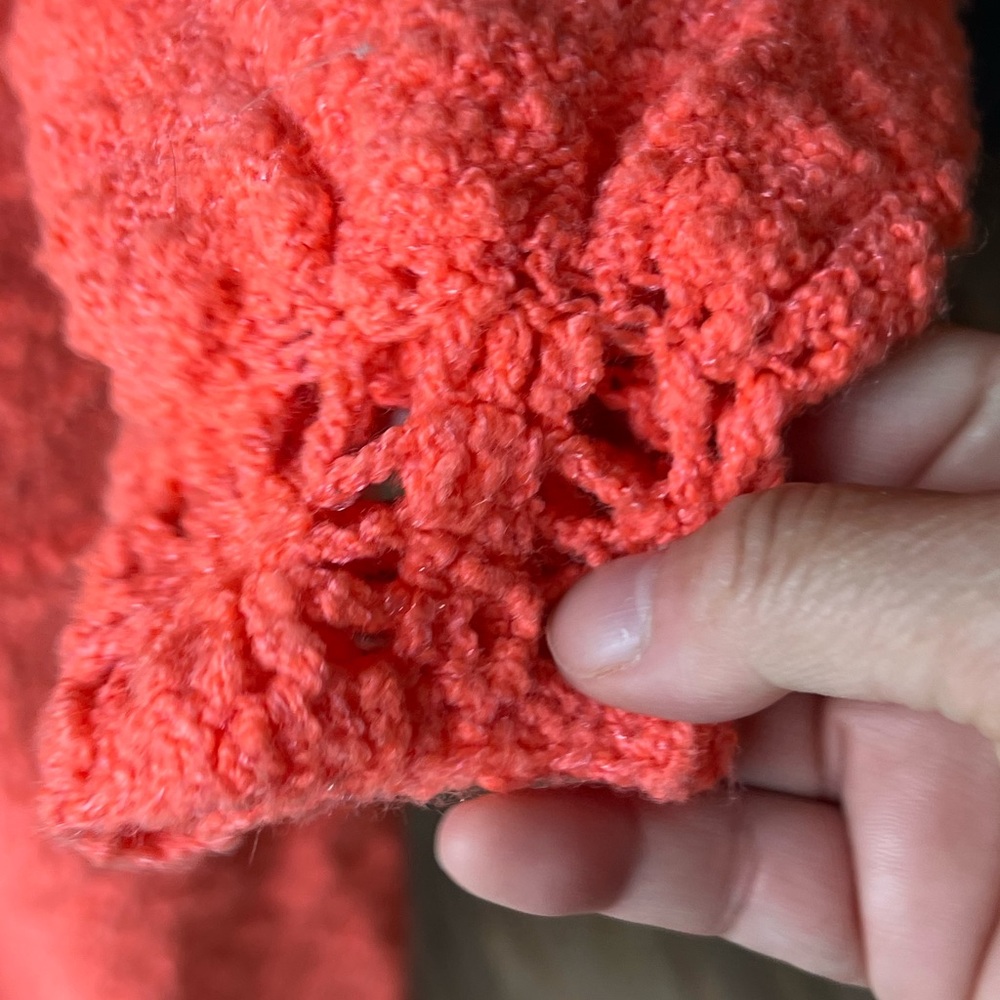 St. John Coral Textured Long Sleeve Dress - Picture 6 of 10